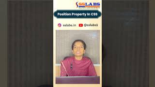 CSS Interview Question 🔥 Position Property in CSS Explained | SSLABS | #sslabs #shorts