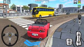 자동차 3D 운전 주차 시뮬레이터 2025 - 빨간색 주차 자동차 모험 - 안드로이드 게임 플레이 screenshot 5