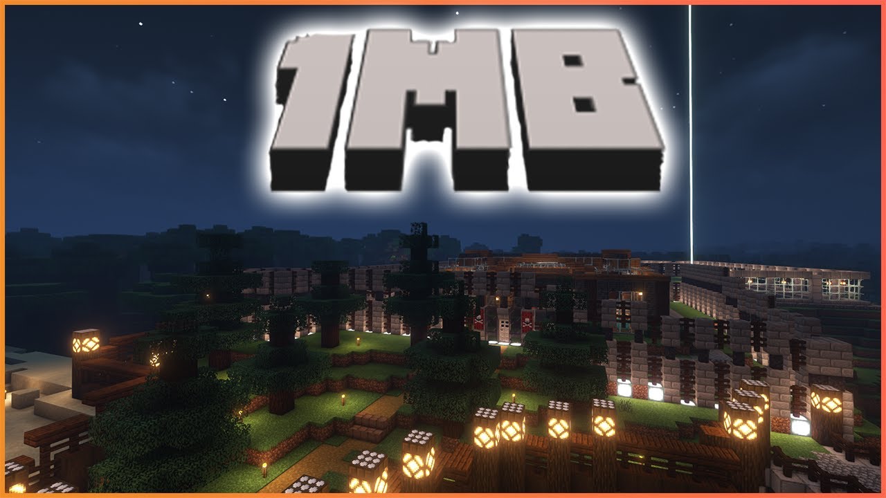 NEW ADVENTURE ON A NEW SERVER - (1MB Minecraft Server LIVE) - YouTube