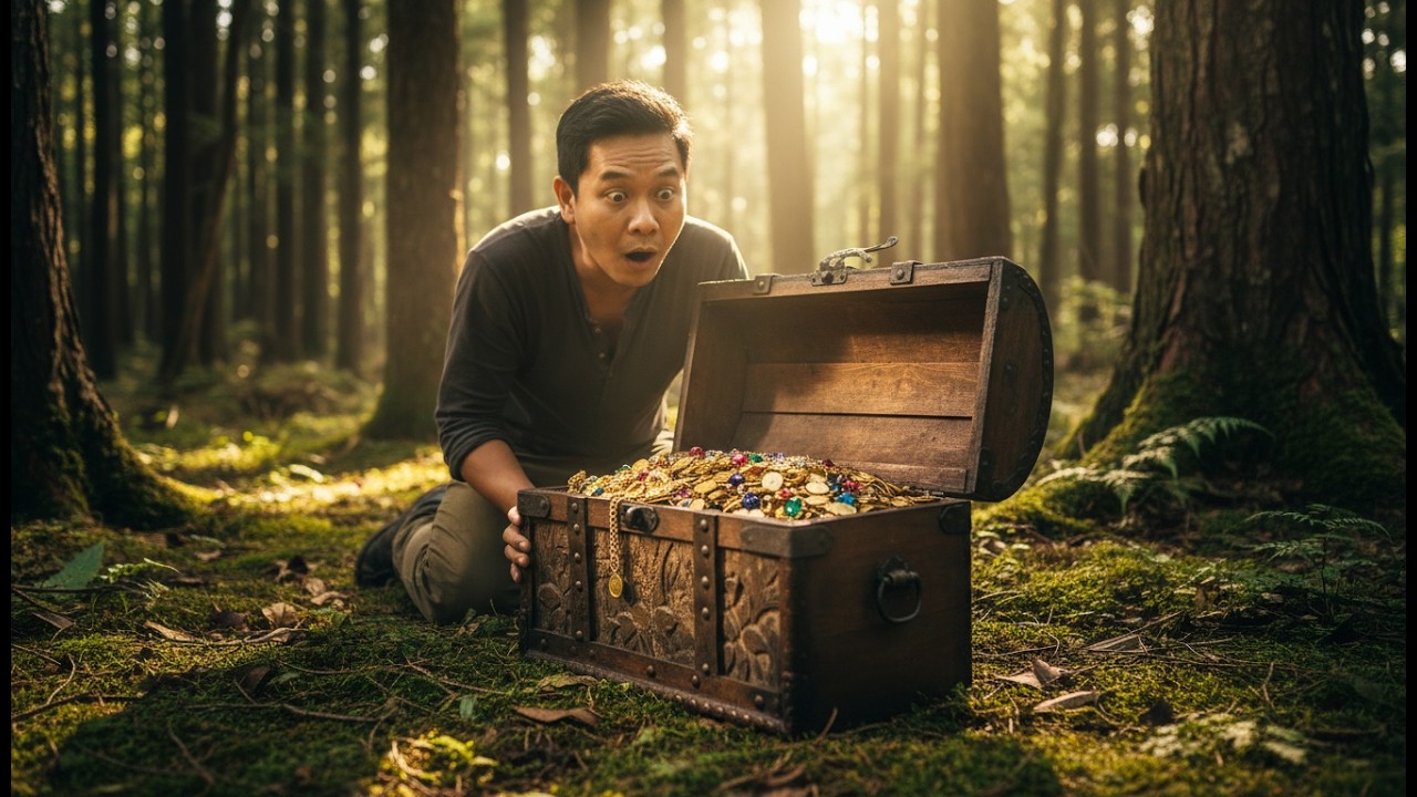 Dukha na Lalaki, Nakakita ng Kayamanan sa Gubat — Ang Kanyang Ginawa, Lahat Nagulat!