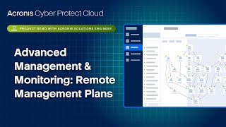Celebrity Acronis Cyber Protect Cloud Product Demo: Advanced Management & Monitoring: Remote Management Plans Profile
