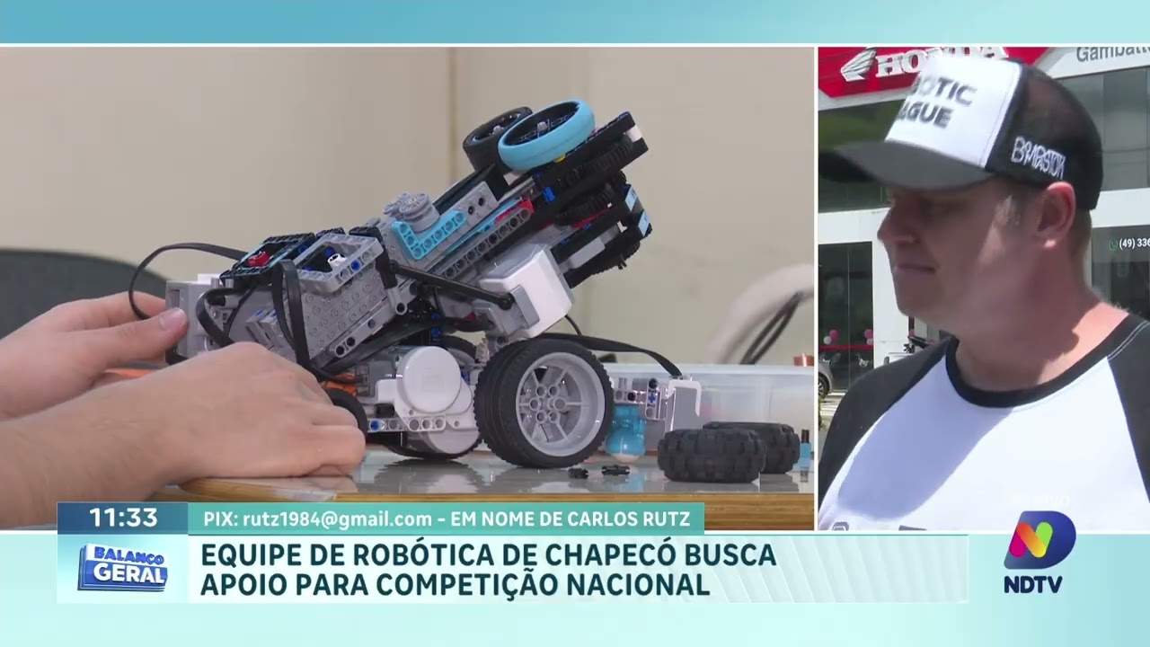 Equipe de robótica de Chapecó busca apoio para competir em torneio nacional