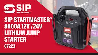 SIP | 07223 STARTMASTER 8000A 12V 24V Lithium Jump Starter