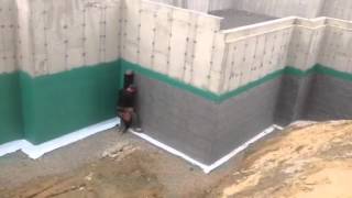 Rub-R-Wall Waterproofing &amp; Geo-Wrap Drainage Composite