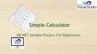 How to Design a Simple Calculator Application Using VB.NET |Explains in English | Sinhala