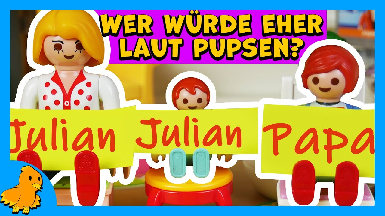Playmobil Film Deutsch: WER WÜRDE EHER CHALLENGE MIT PEINLICHEN FRAGEN! Familie Vogel