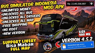 UPDATE ‼️ Bus Simulator Indonesia Mod Apk V4.5.2 Latest 2026 - Free 2M Money & Includes All Maps