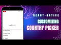 [Eng] Mastering React Native Country Picker: Custom Styles, Advanced Techniques, &amp; Problem Solving!