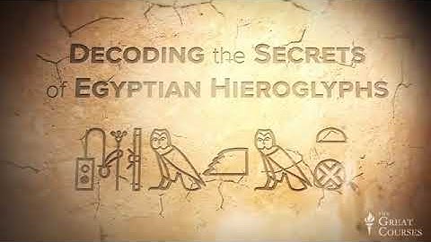 Decoding The Secrets Of Egyptian Hieroglyphs Part 9 of 24