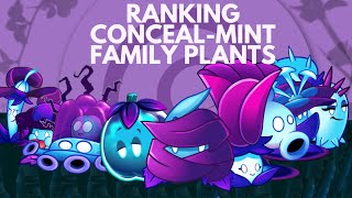 Ranking All Conceal-Mint Family Plants Pvz2 Tier List - Pvz2 Rank Episode 5