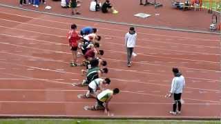B Grade 100 m Semi-Final - Lau Ying Yeung (2E), Ranking No. 3