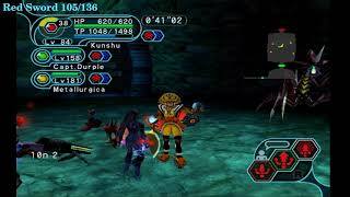 Phantasy Star Online Ep. I&Ii Yellowboze Challenge - Fonewm Red Sword