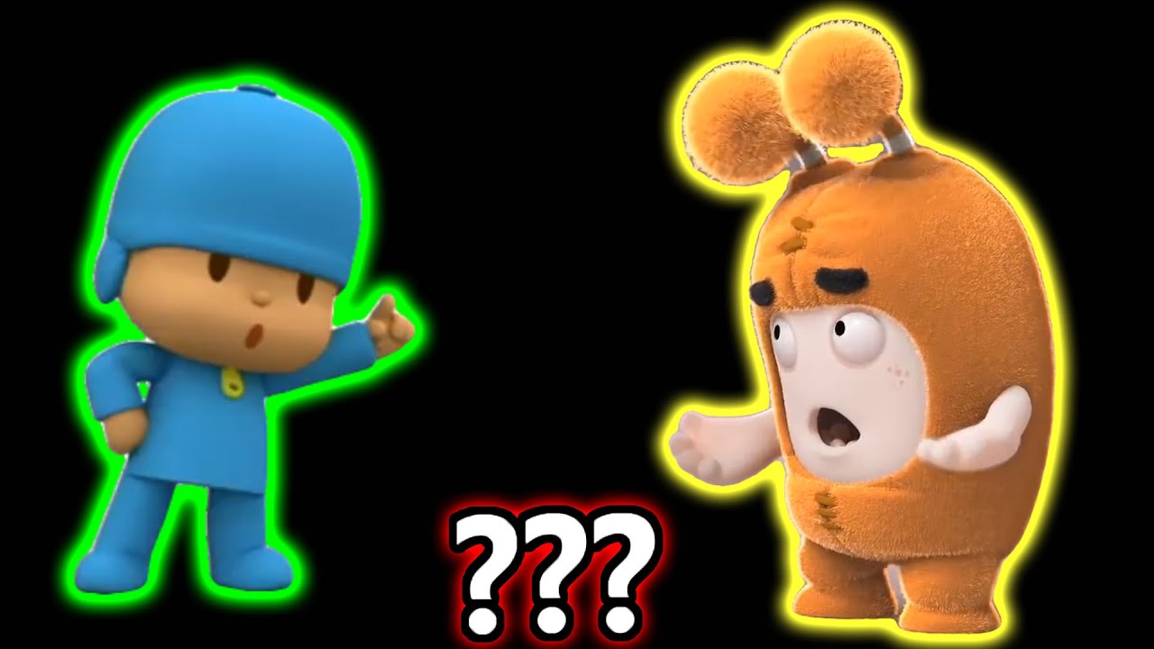 7 Pocoyo & Oddbods Sound Variations in 36 Seconds