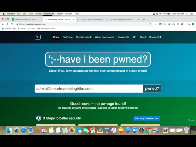 How to check if your email account has been compromised - Digital Marketing Mastery Course