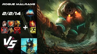 Rogue Malrang SUPPORT Nautilus vs Nami - EU Challenger Patch 25.S2.8