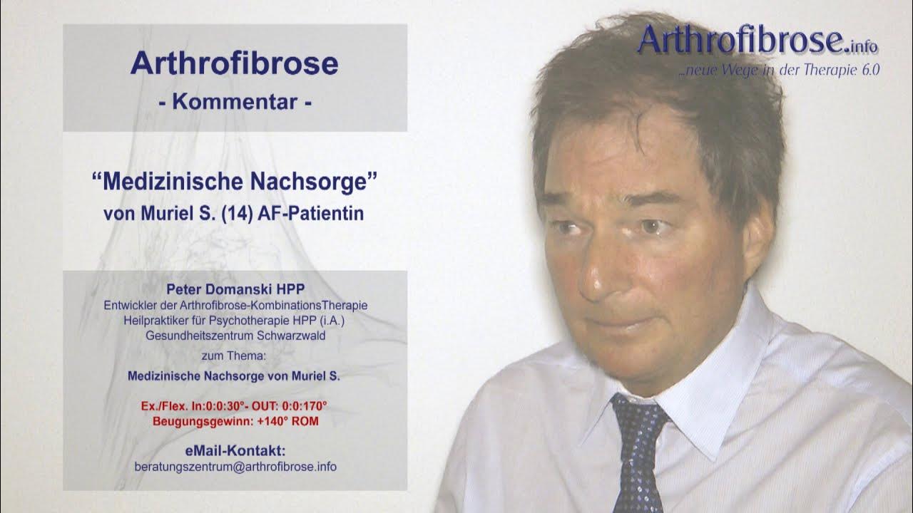Arthrofibrose - Kommentar zur medizinischen Nachversorgung von Muriel S ...