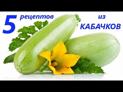 5 ИЗУМИТЕЛЬНЫХ РЕЦЕПТОВ ИЗ КАБАЧКОВ