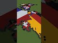 Small Scale - Alpine States 🇨🇭🇦🇹 | #switzerland #austria #minecraft #shorts