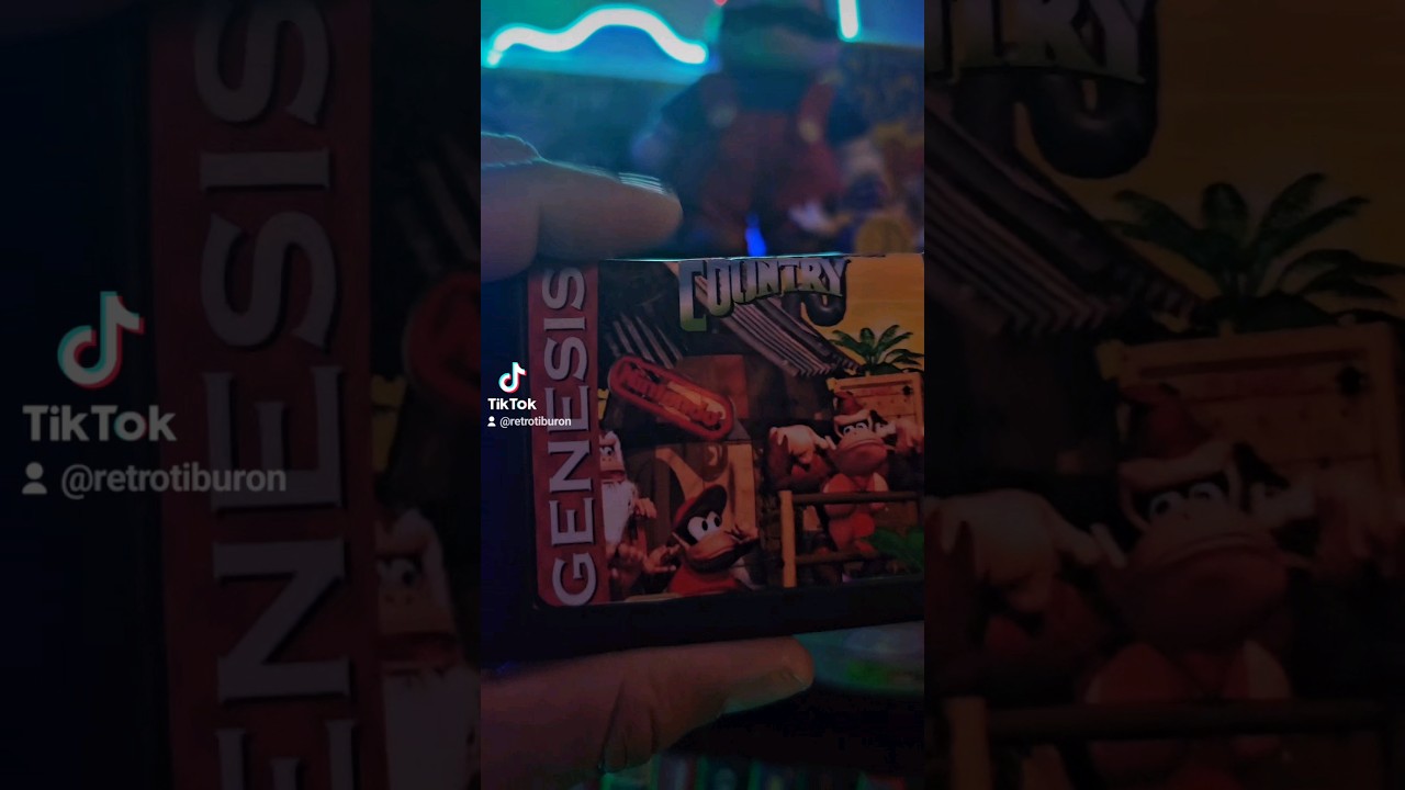 Donkey Kong Country on the Sega Genesis?! #segagenesis #donkeykong #snes