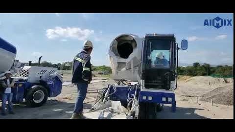 Aimix 2 Sets of Self Loading Concrete Mixers in Bataan Philippines 01