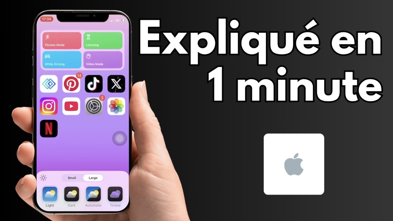 Comment masquer les noms des applications sous iOS 18