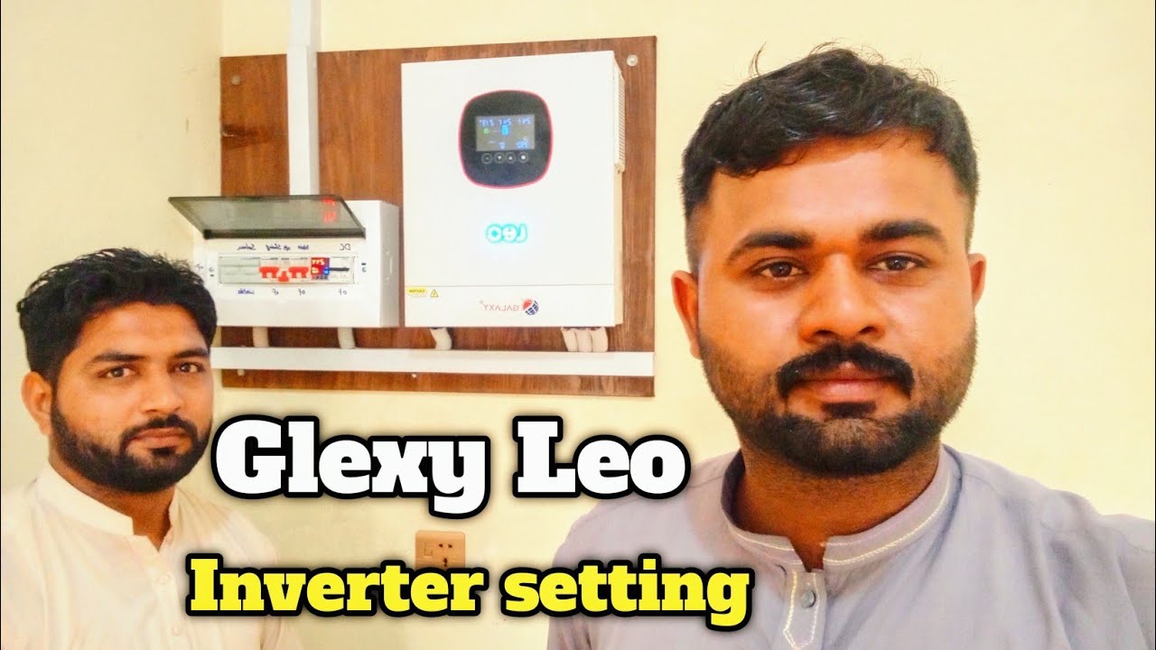 Galaxy Leo inverter ki setting Pv 7000 | Polavloger #Galaxyleo# ...