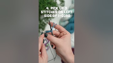 Compass Brioche I-Cord Tab with Provisional Cast On