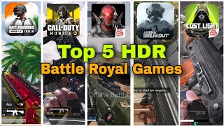 Top 5 Battle Royal Game | BGMI | COD MOBILE | BLOOD STRIKE | LOST LIGHT | ARENA BLACKOUT