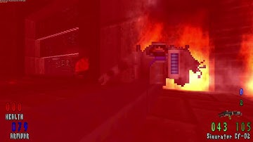 Crimson Soldier of Knothole: Back to Saturn X EP2  — pistol start, GZDoom(JK)😠