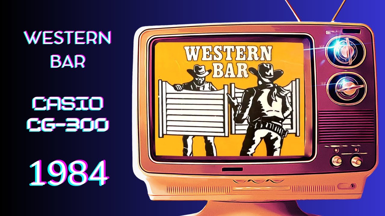 Western Bar – La joya portátil de Casio antes del Game Boy🤠🕹️