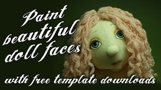 Rag Doll Making Project - Painting Your Doll Face - Alice's Bear Shop screenshot 4