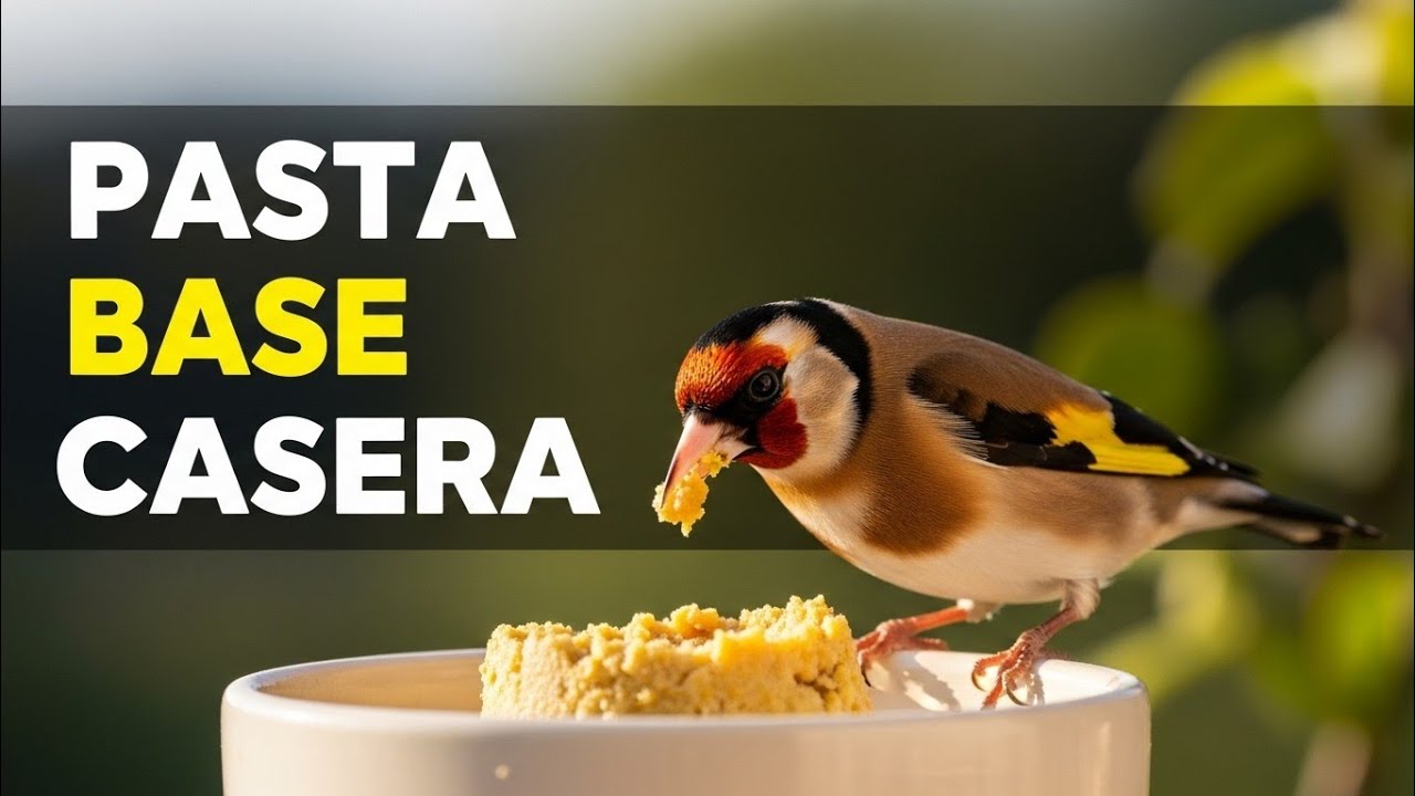 🥣 Pasta Base Nutritiva para Cría de Aves #chardonneret #goldfinch #الحسون #saka