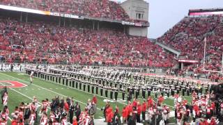 Ohio State Marching Band National Anthem Pregame OSU vs Mich St 11 21 2015