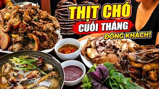 Quán Thịt Chó Cuối Tháng Đông Nghịt Khách Ở An Thái, Đồng Hỷ | Món Nào Cũng Hấp Dẫn