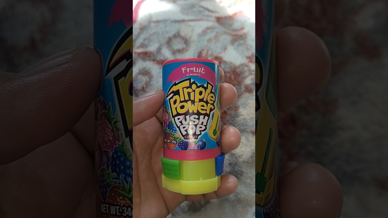 Triple Power PUSH POP Candy 