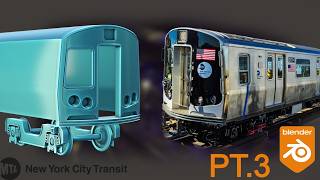 My Full Train Modeling Process in Blender PT3