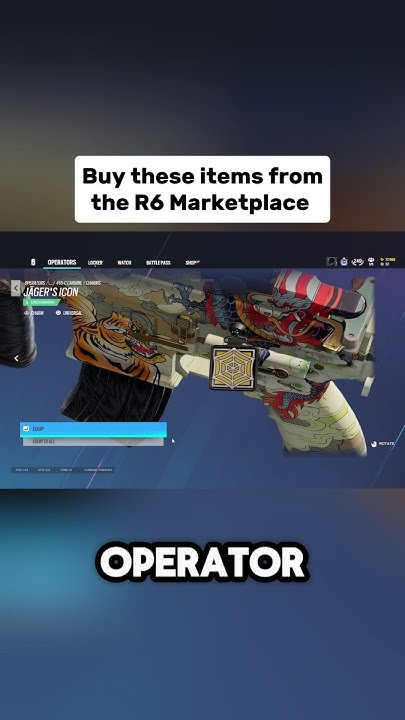 Buy these items on R6 Marketplace - YouTube