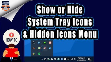 How to show or hide system tray icons and hidden icons menu in windows 11