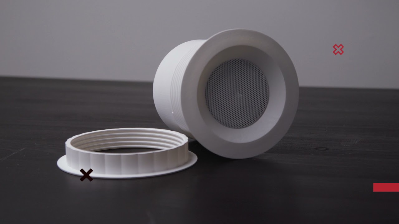 High-Quality Elegant 3" Micro Ceiling Speakers: Pure Resonance Audio C3 with Easy-Mounting Ring