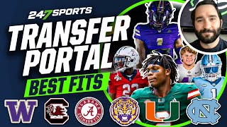Best College Football Transfer Portal Fits 🤝 | Alabama, LSU, Miami, North Carolina, South Carolina