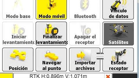 Como iniciar un levantamiento RTK en modo móvil usando Trimble Access