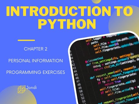 Python Programming Exercises: Personal Information