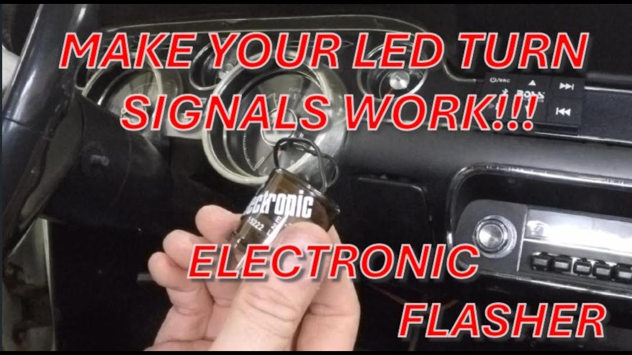 Electronic Flasher Install for LED Conversion - 68 Mustang Coupe - YouTube