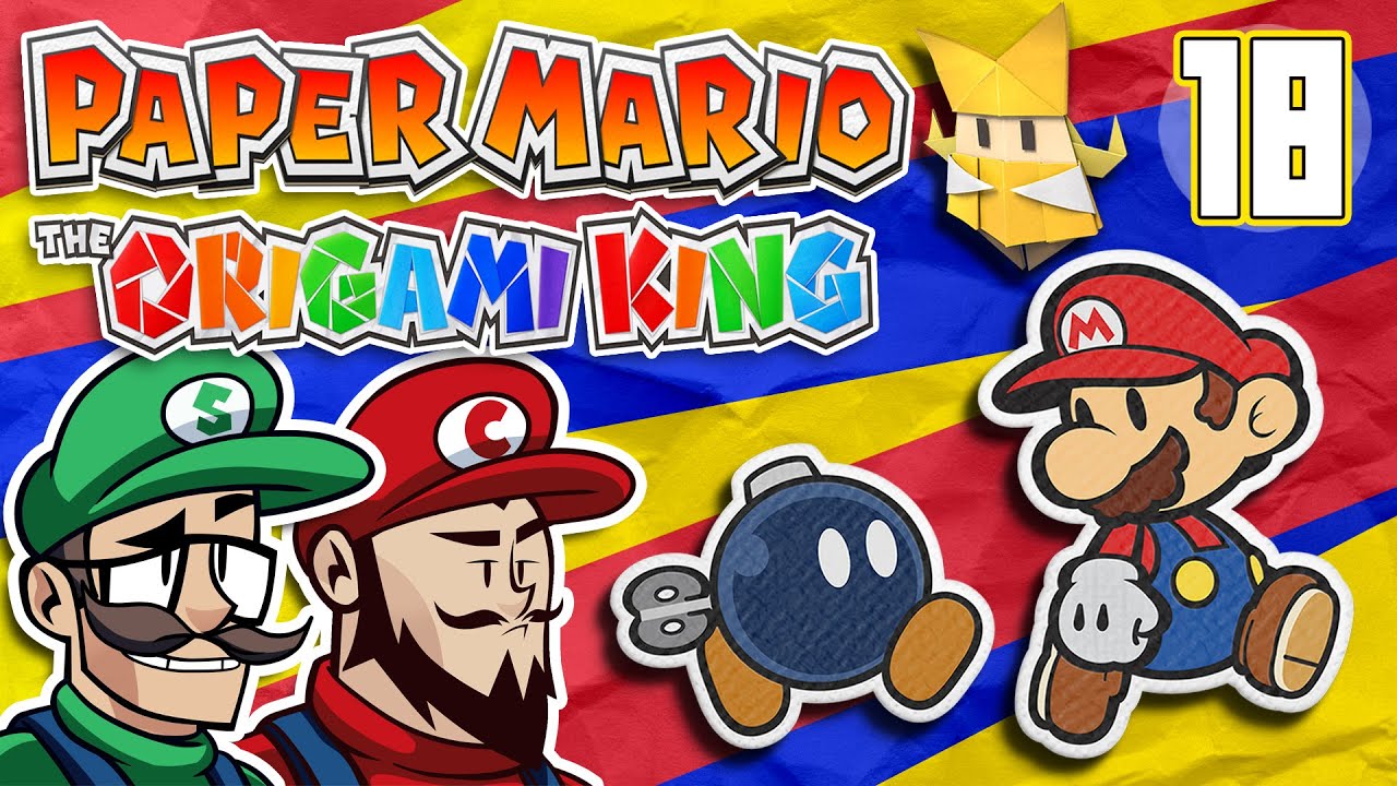 Paper Mario The Origami King Let's Play House Of Tricky Ninjas PART