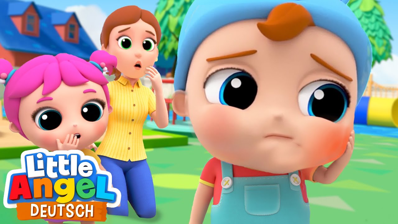Aua, ich habe Zahnweh! | Zahnen bei Babys | Little Angel Deutsch - Kinderlieder