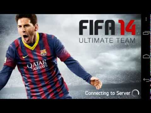 FIFA 14 UT Android crashes trying to connect to EA server - YouTube