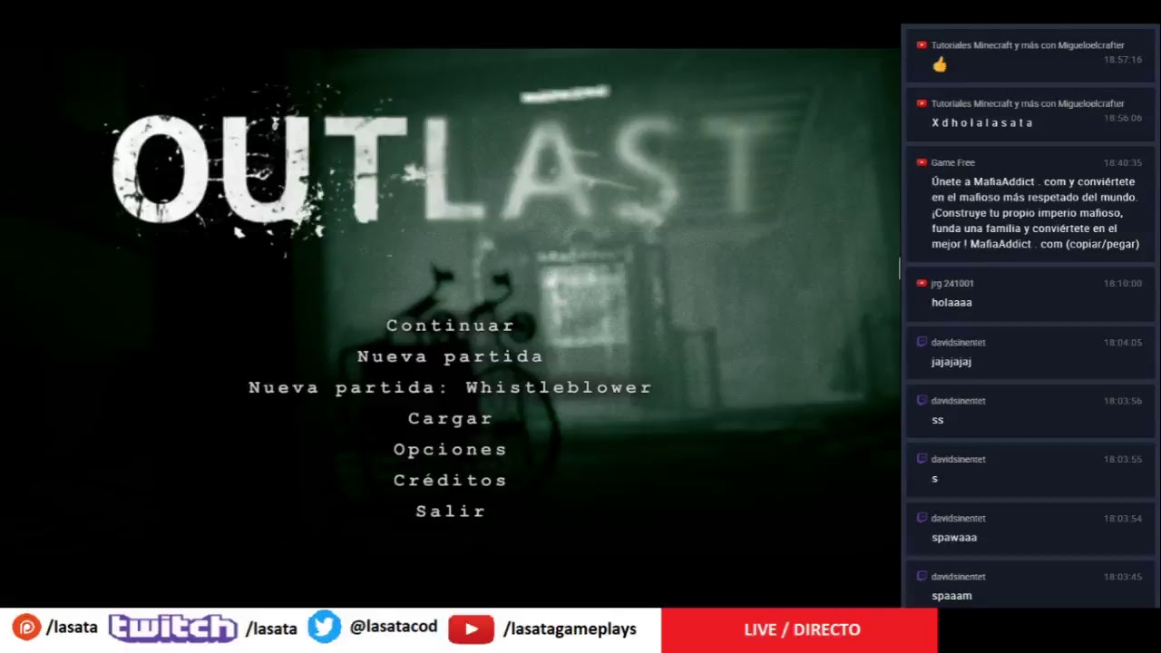 GRAN ESTRENO OUTLAST DELUXE EDITION - #LASATAOUTLAST - ESPECIAL 500 SUBS - 50 COSAS SOBRE MI