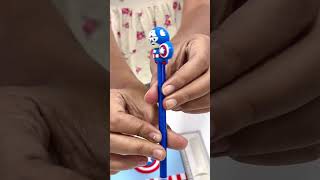 Unleash Creativity with Captain America-Themed Stationery Set | Notebook & Pen for Little Superhero