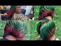 Strawberry 🍓 watermelon 🍉 Full Quickweave layerd Bob | no leave out | protive cap | empire hair