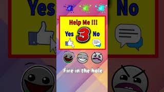 Please help me pass the Color Challenge - fire in the hole animation #blingblangblangborn